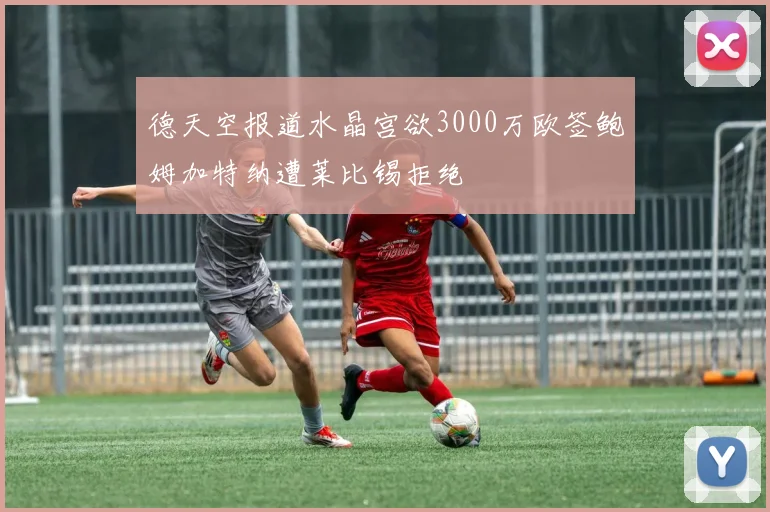 德天空报道水晶宫欲3000万欧签鲍姆加特纳遭莱比锡拒绝